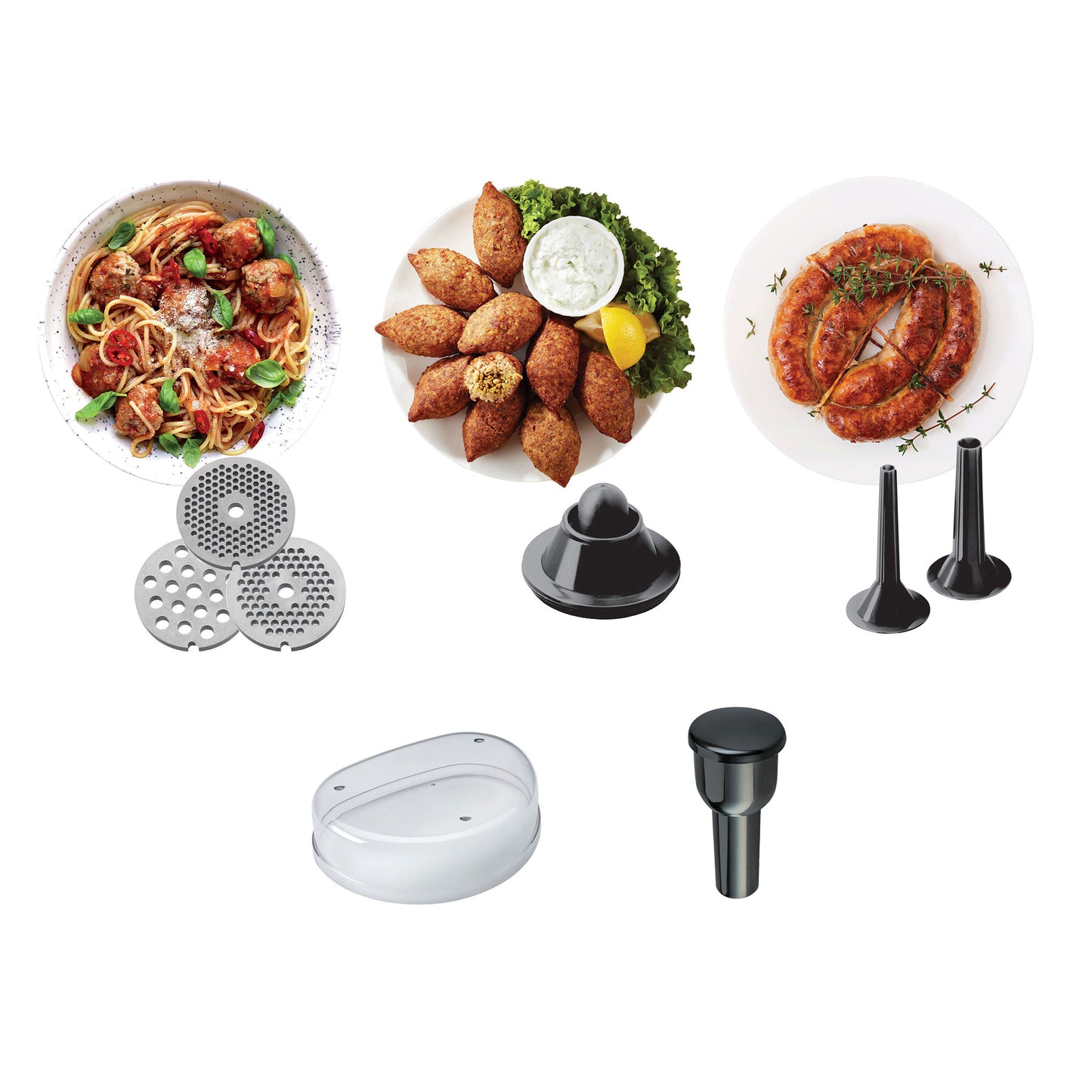 Kenwood MG470 Meat Grinder – 1,500 W | Mincing Capacity Up to 2 kg/min | White Finish