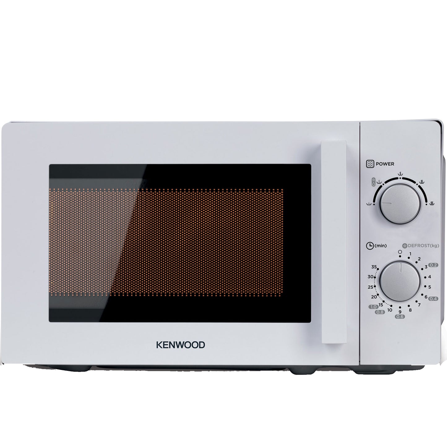KENWOOD 20L Microwave Oven with 5 Power Levels, Defrost Function, 35 Minutes Timer 700W MWM20 Black and White