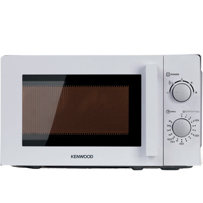 KENWOOD 20L Microwave Oven with 5 Power Levels, Defrost Function, 35 Minutes Timer 700W MWM20 Black and White