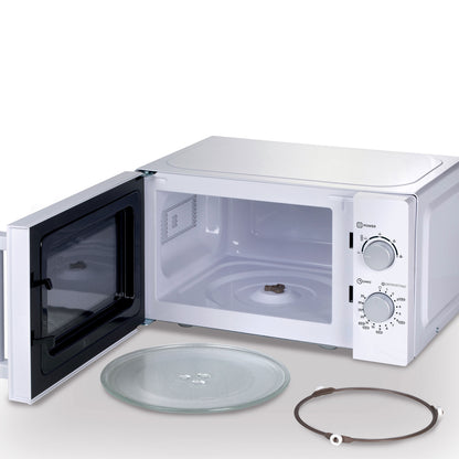 KENWOOD 20L Microwave Oven with 5 Power Levels, Defrost Function, 35 Minutes Timer 700W MWM20 Black and White