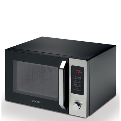 KENWOOD 30L Microwave Oven with Grill, Digital Display, 5 Power Levels, Defrost Function, Stainless Steel, Auto Menu, 95 Minutes Timer, Clock Function 1000W MWM30.000BK Black/Silver