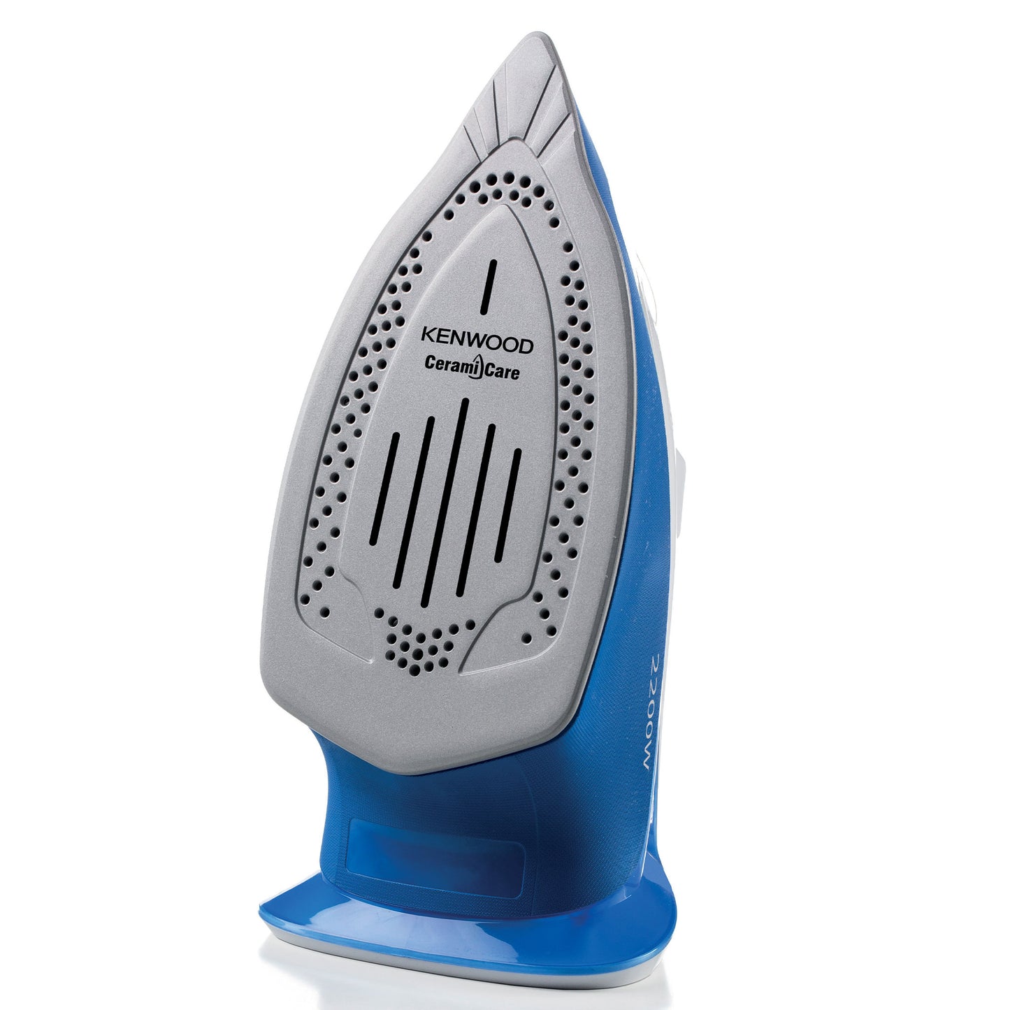 Kenwood Steam Iron 2200W with Ceramic Soleplate, Anti-Drip, Anti-Calc, Self Clean, Continuous Steam, Burst, Spray Function STP60.000WB White/Blue