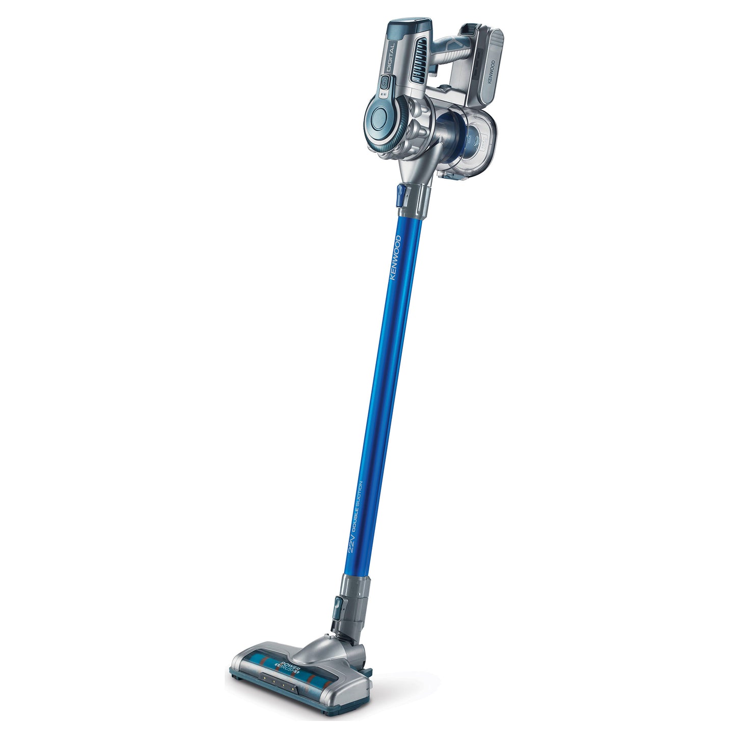 KENWOOD Cordless Vacuum Cleaner 2-in-1 Upright Stick Vacuum Cleaner + Handheld Vacuum Cleaner with 22.2V Li-ion Battery, 200W Suction Power, 35 Minutes Run Time for Multi Surface SVD20.000BL Blue