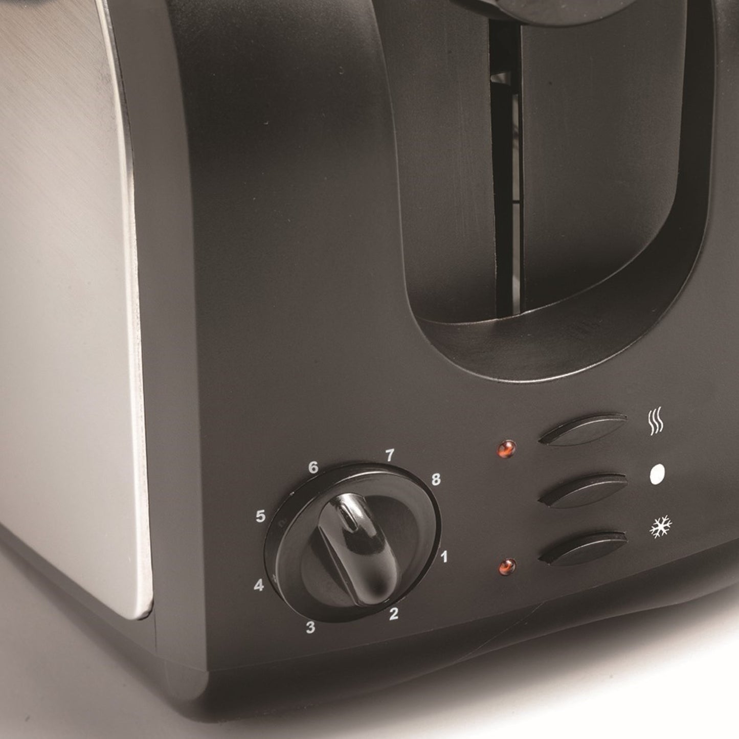 KENWOOD Toaster 2 Slice Bread Toaster with Adjustable Browning Control, Removable Crumb Tray for Easier Cleaning, Automatic Pop Up, Defrost, Warm & Cancel Function TCM01.A0BK Black/Silver