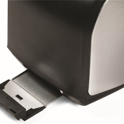 KENWOOD Toaster 2 Slice Bread Toaster with Adjustable Browning Control, Removable Crumb Tray for Easier Cleaning, Automatic Pop Up, Defrost, Warm & Cancel Function TCM01.A0BK Black/Silver