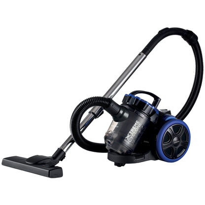 Kenwood Vacuum Cleaner 1800W Multi Cyclonic Bagless Canister 2L With 4.5M Cable, Ultra Compact, Surface, Anti Bacteria, Pet Care For Home & Office Vbp50.000Bb Black/Blue