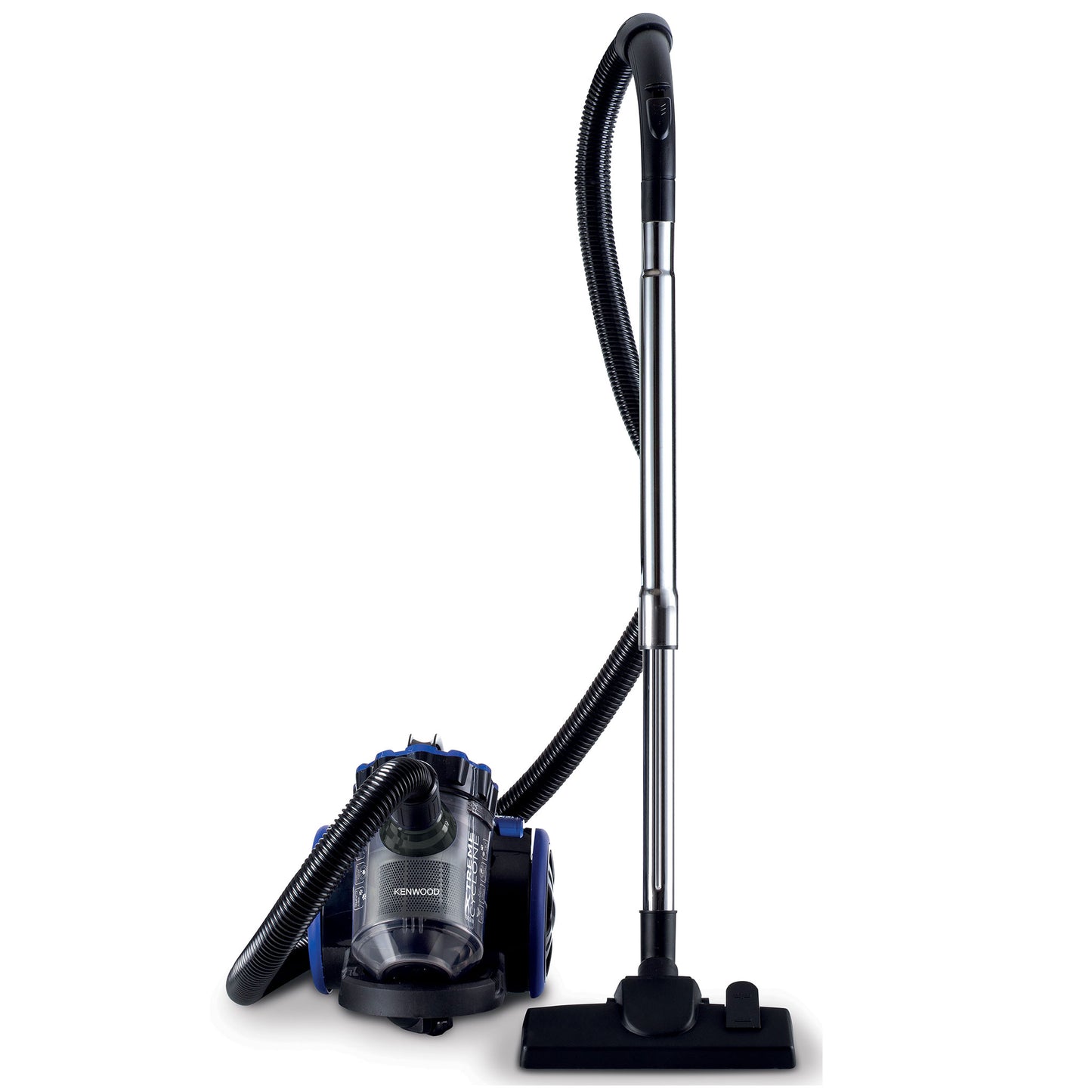 Kenwood Vacuum Cleaner 1800W Multi Cyclonic Bagless Canister 2L With 4.5M Cable, Ultra Compact, Surface, Anti Bacteria, Pet Care For Home & Office Vbp50.000Bb Black/Blue