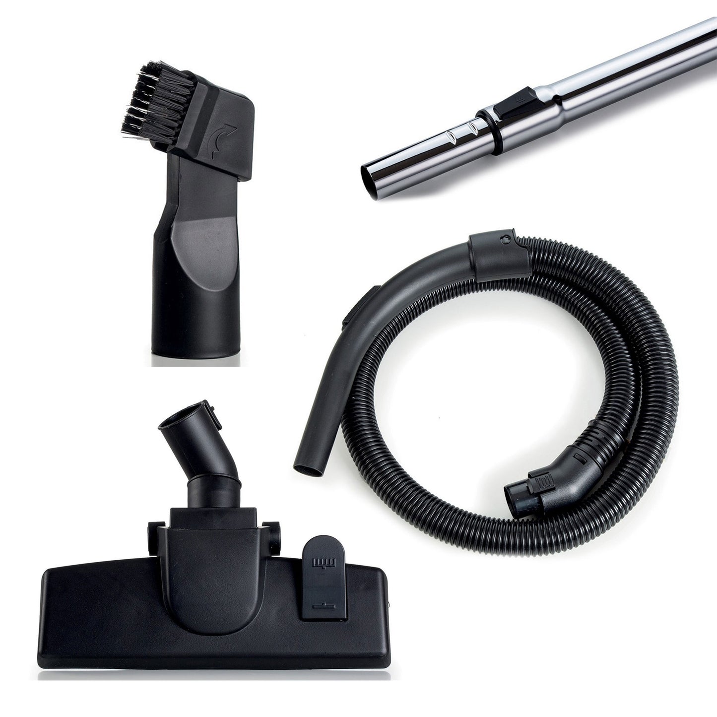 Kenwood Vacuum Cleaner 2000W Multi Cyclonic Bagless Canister Vacuum Cleaner 3L With 5M Cable, Multi Surface, Anti Bacteria, Pet Care For Home & Office Vbp70.000Br Black/Red