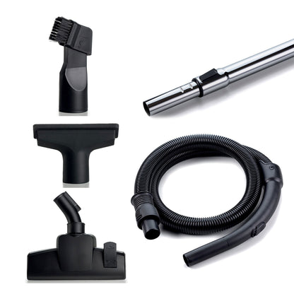 KENWOOD Vacuum Cleaner 2200W Multi Cyclonic Bagless Canister Vacuum Cleaner 3.5L with 5m Cable, Multi-Surface, Cleanable Hepa Filter, Anti Bacteria, Pet Care for Home & Office VBP80.000RG Grey/Red