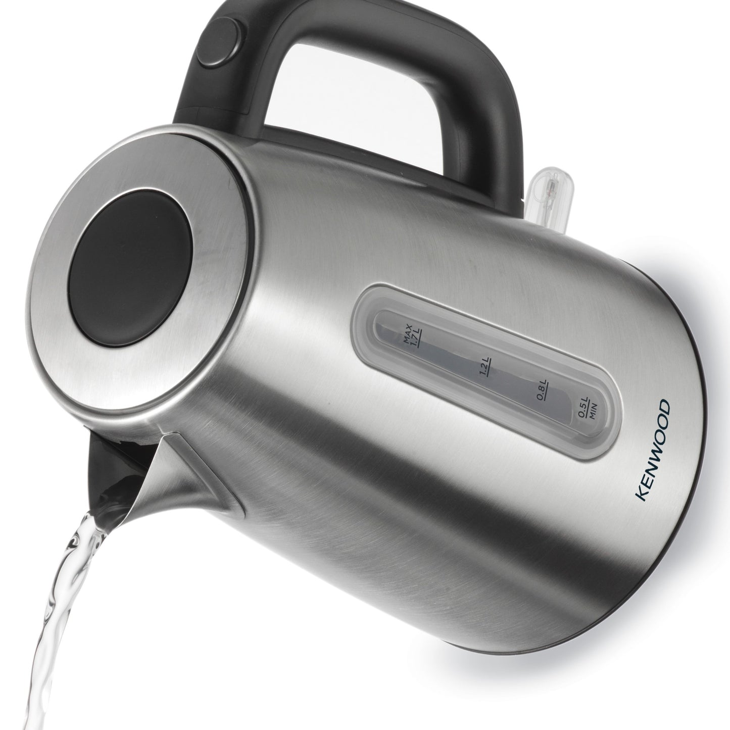 Kenwood  1.7 L Electric Kettle – 2200 W | Removable Mesh Filter | ZJM10.000SS Silver/Black