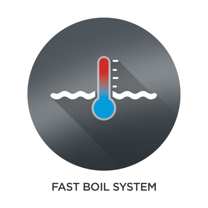 Kenwood  1.7 L Electric Kettle – 2200 W | Removable Mesh Filter | ZJM10.000SS Silver/Black