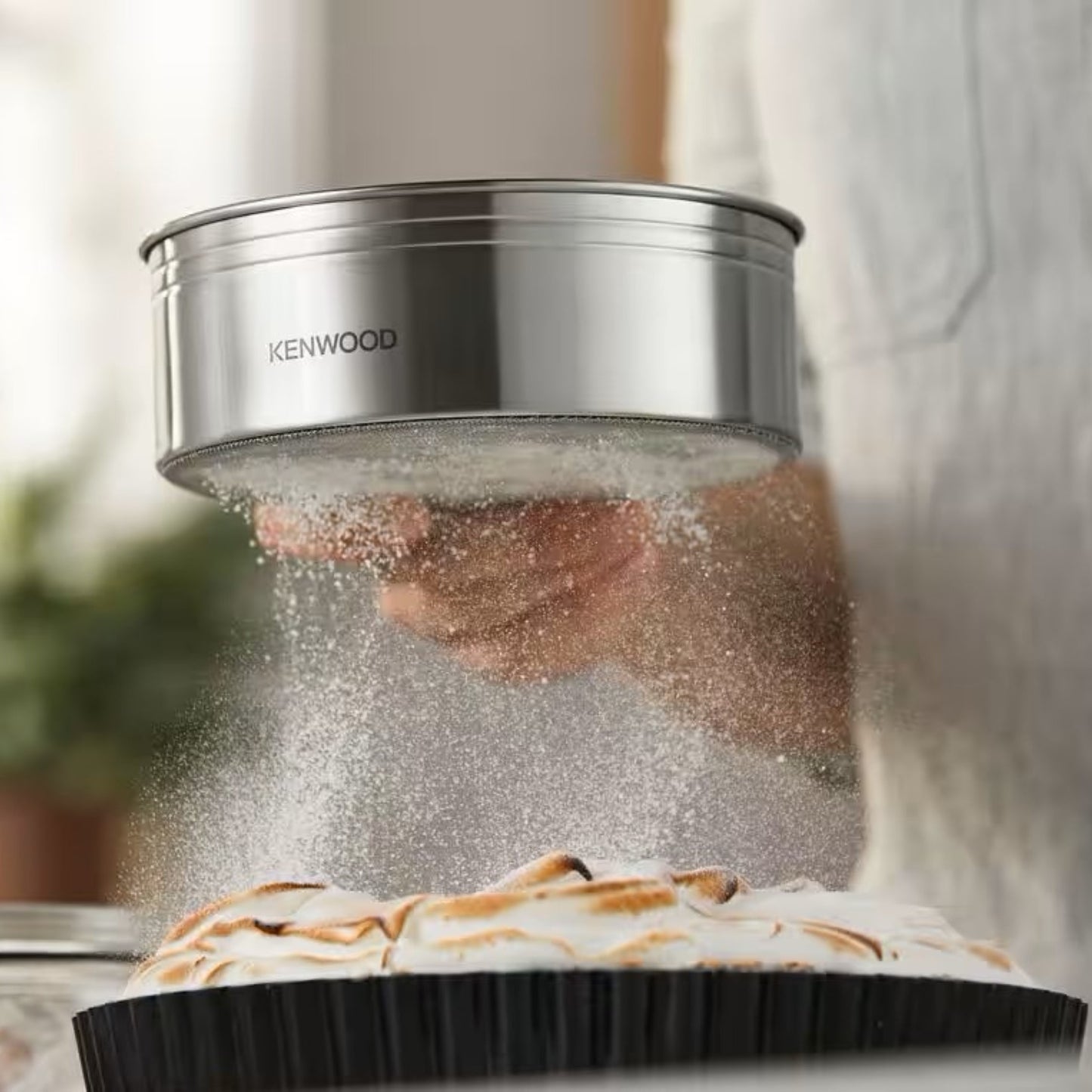 Kenwood KWSP230 – Cake Preparation Stainless Steel Sieve (15 cm) | Fine Sifting for Baking