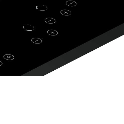 Fagor HC-9000B 90cm Ceramic Electric Hob with 5 High Speed Cooking Zones, Black