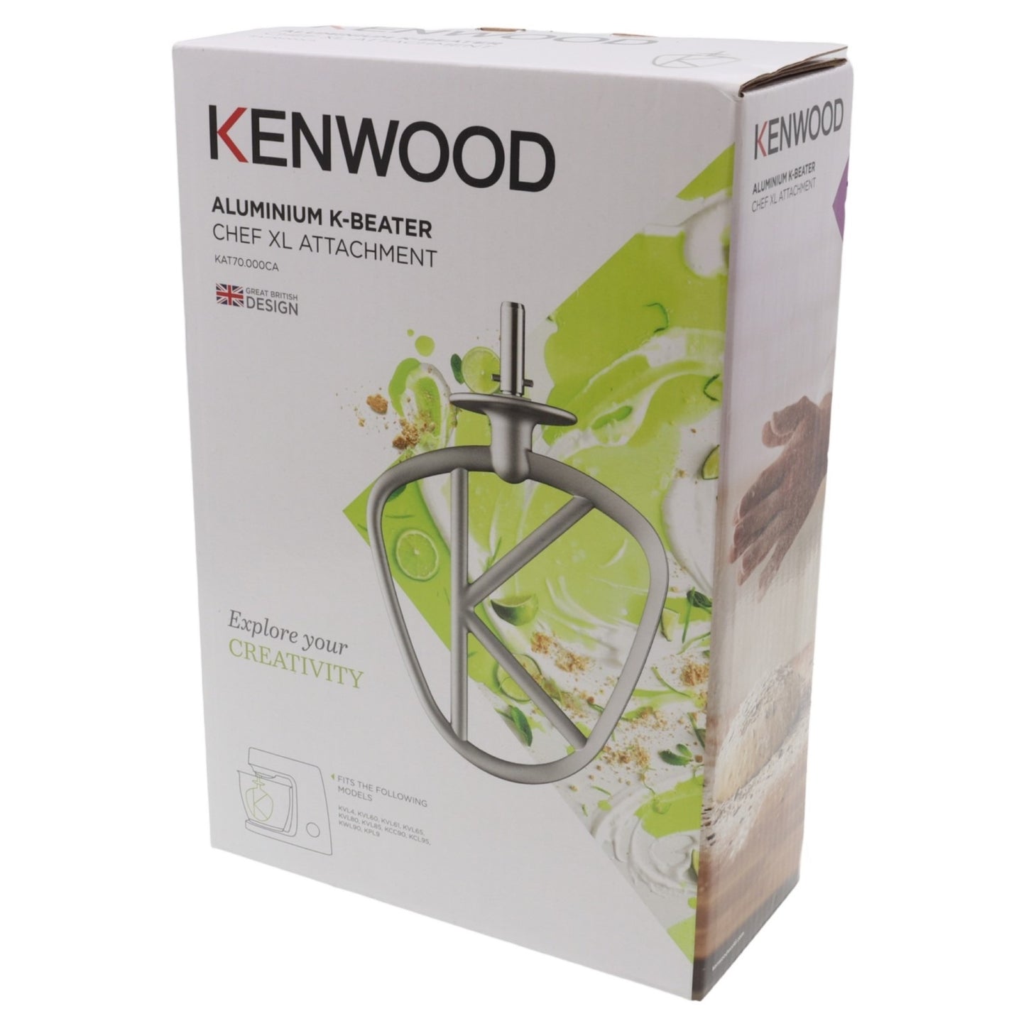 Kenwood KAT70.000CA – Aluminium K-Beater Attachment | For Chef XL & XL Series Kitchen Machines